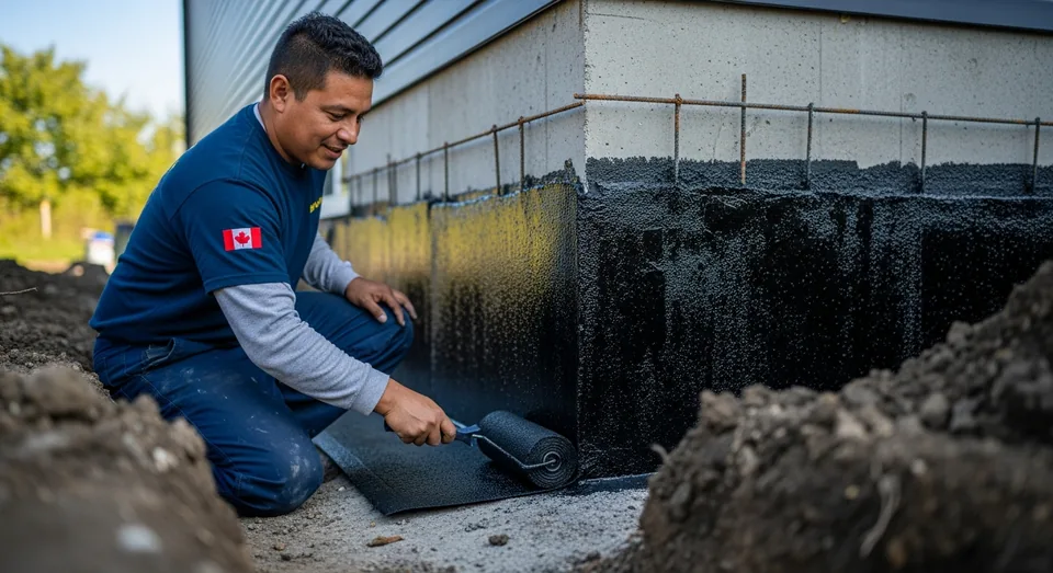 Waterproofing professional at work in Cambridge